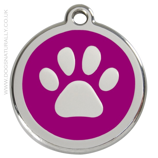 Purple Dog ID Tags